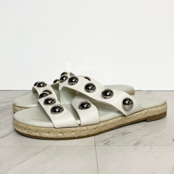 New! Marc Fisher Prisca Ball Studded Sandal 8M - Picture 1 of 11